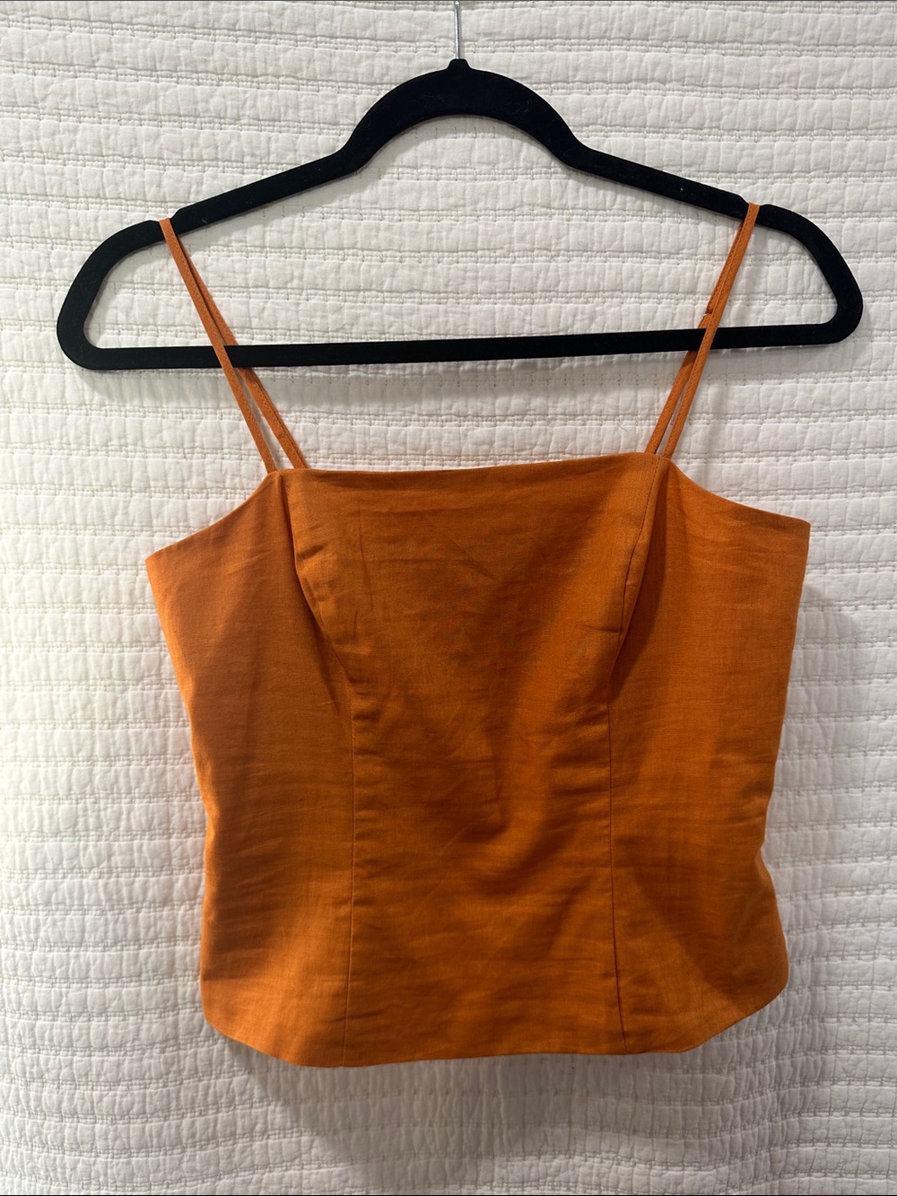 Express Orange Spaghetti Strap Cami